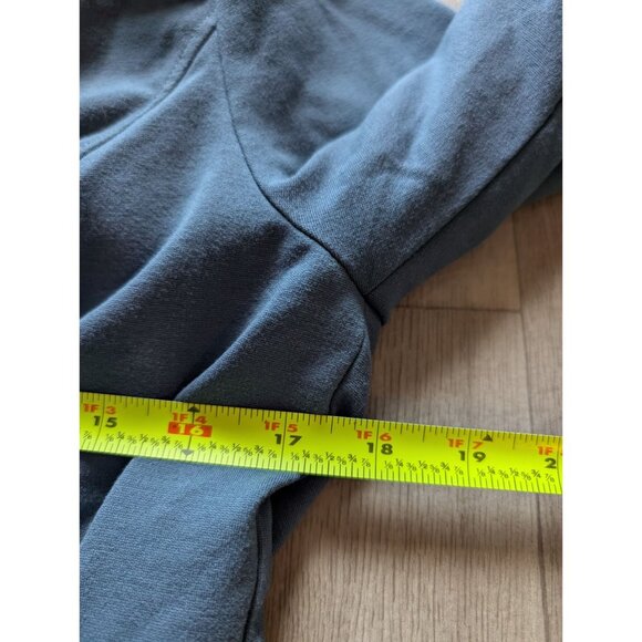 Logo Lori Goldstein Blue Long Sleeve Button-Front WomenS Blazer Jacket L Nwot - Picture 6 of 6